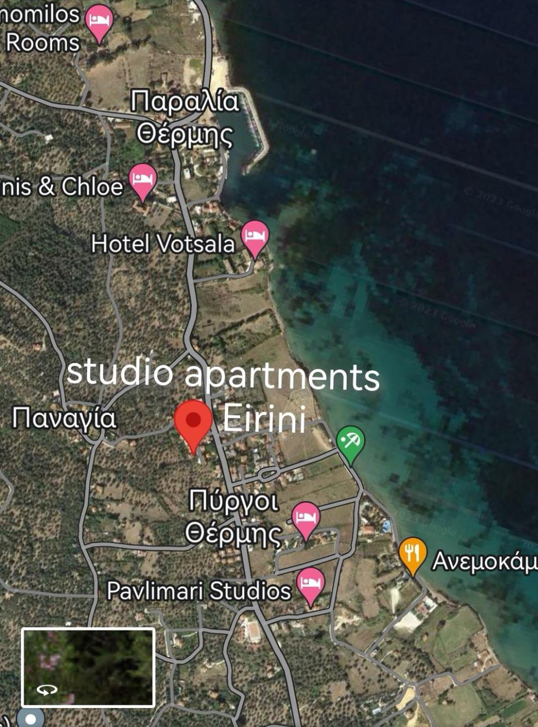 Studio Apartments Eirini Pyrgi Thermis ภายนอก รูปภาพ